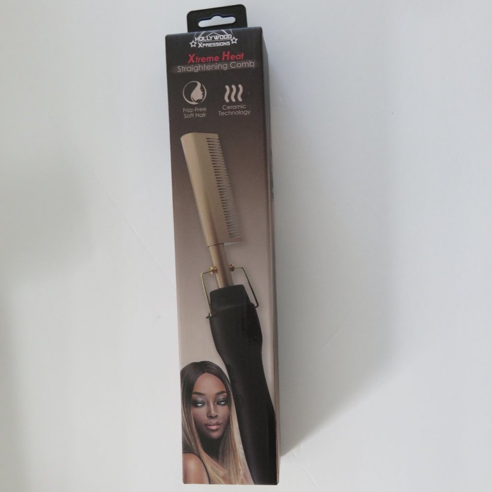 (#Q) hollywood xpressions xtreme heat straightener comb